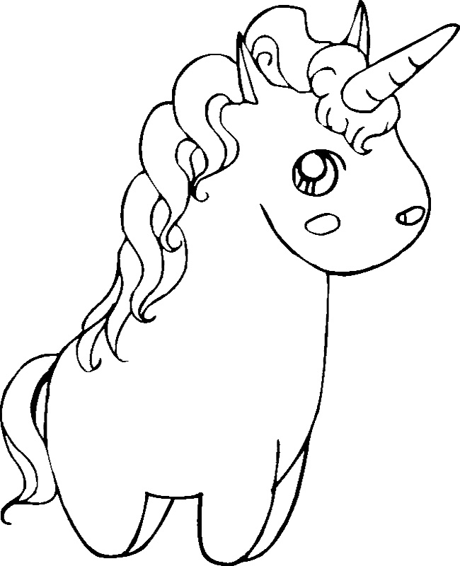 Fat Cute Unicorn Coloring Pages 650x800 Fat Cute Unicorn Coloring Pages