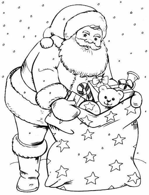 40 Printable Christmas Coloring Pages You'Ve Never Seen Before 510x665 40 Printable Christmas Coloring Pages You'Ve Never Seen Before