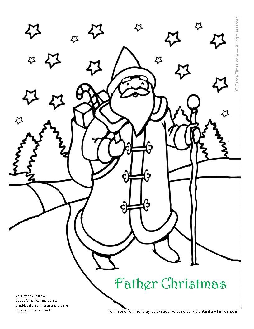 Father Christmas Coloring Page.jpg 816x1056 Father Christmas Coloring Page.jpg