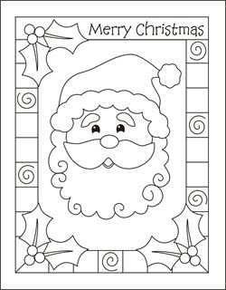 Christmas Coloring Cards For Kids 250x320 Christmas Coloring Cards For Kids