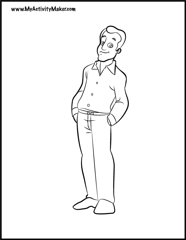 Dad Coloring Pages 617x797 Dad Coloring Pages