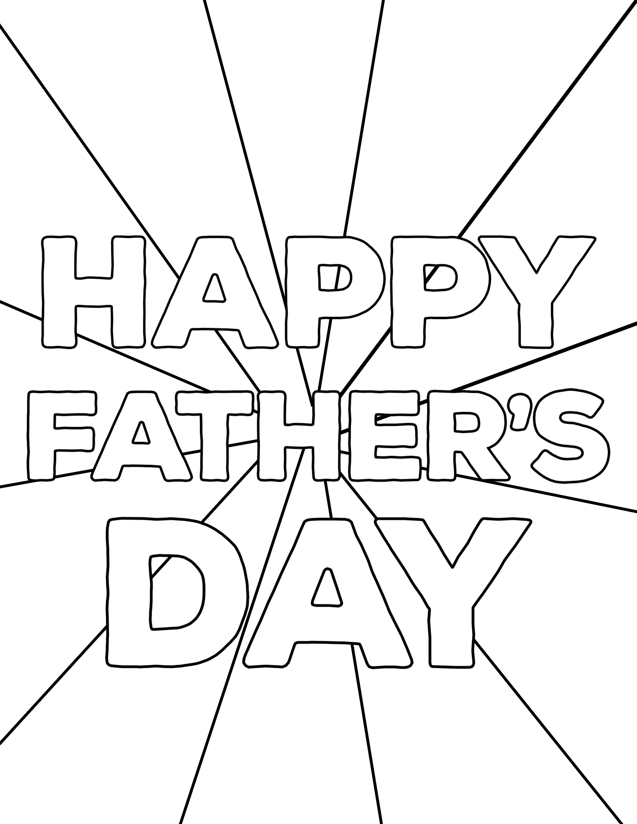 Happy Father's Day Coloring Pages Free Printables 2125x2750 Happy Father's Day Coloring Pages Free Printables