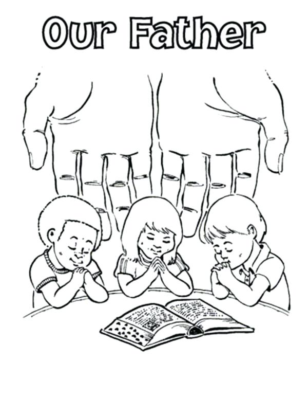 Our Father Coloring Page Lords Prayer For Kids 1 Ebestbuyvn.co 600x776 Our Father Coloring Page Lords Prayer For Kids 1 Ebestbuyvn.co