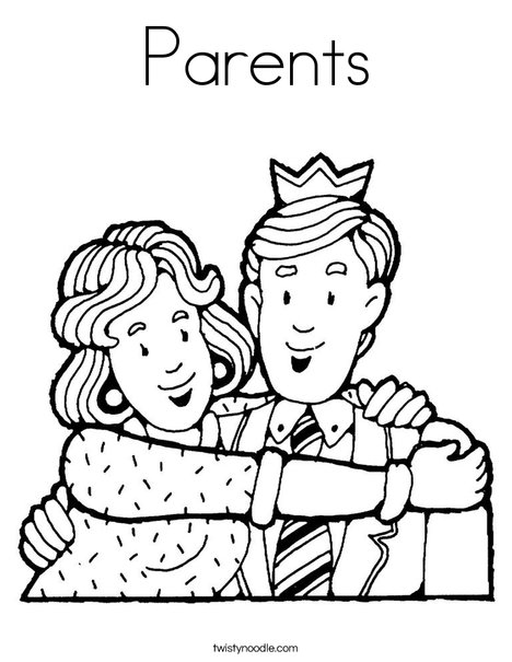 Parents Coloring Page 468x605 Parents Coloring Page