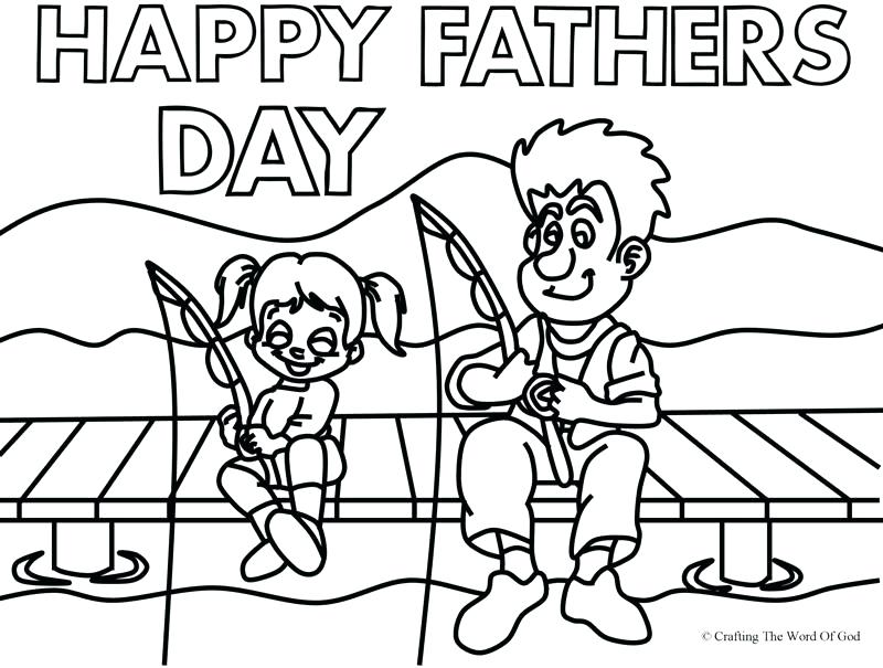 800x605 Fathers Day Cards Coloring Pages To Print For Colori