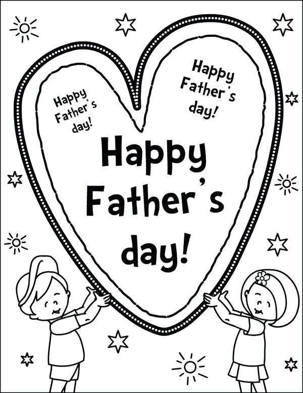 600x777 Happy Fathers Day Cards Coloring Pages Kids Coloring Happy Fathers