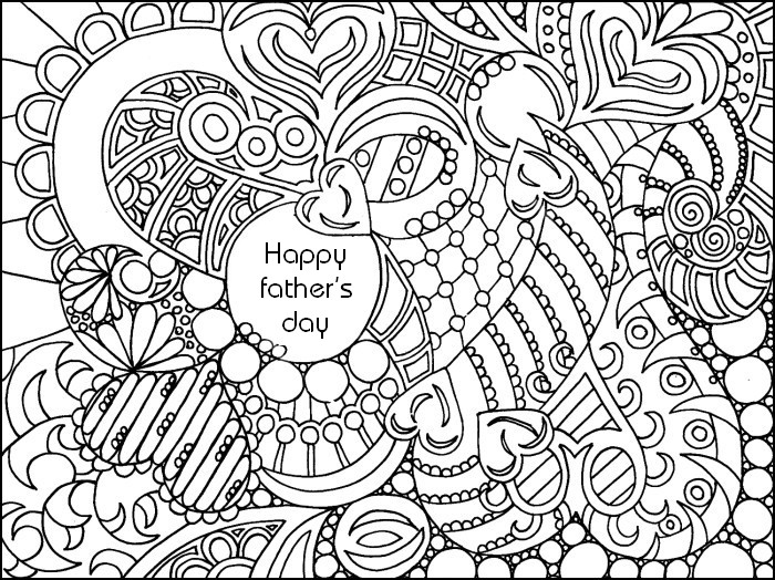 Adult Coloring Page Father's Day 2 700x524 Adult Coloring Page Father's Day 2