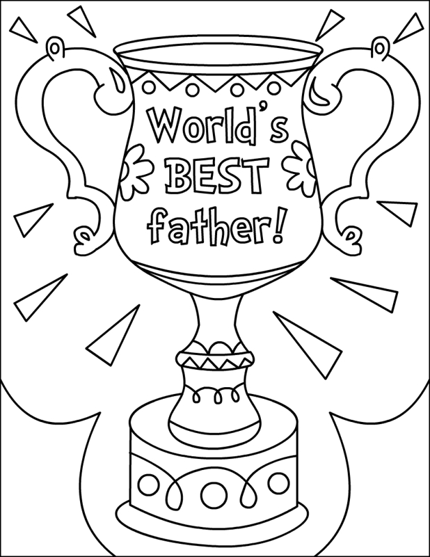 Father's Day Printable Coloring Pages Free Printable Happy Fathers 618x800 Father's Day Printable Coloring Pages Free Printable Happy Fathers