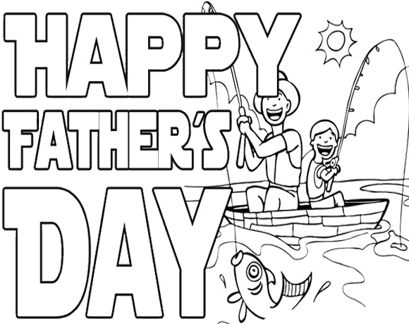 Fathers Day Coloring Pages Printable First Superhero Fathers Day 580x460 Fathers Day Coloring Pages Printable First Superhero Fathers Day