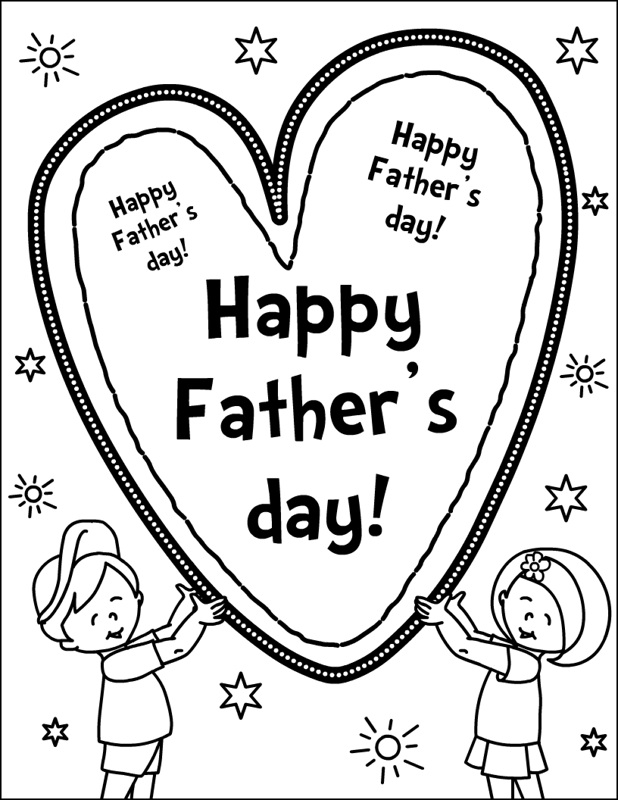 Fathers Day Coloring Pages Happy Fathers Day Printable Coloring 618x800 Fathers Day Coloring Pages Happy Fathers Day Printable Coloring