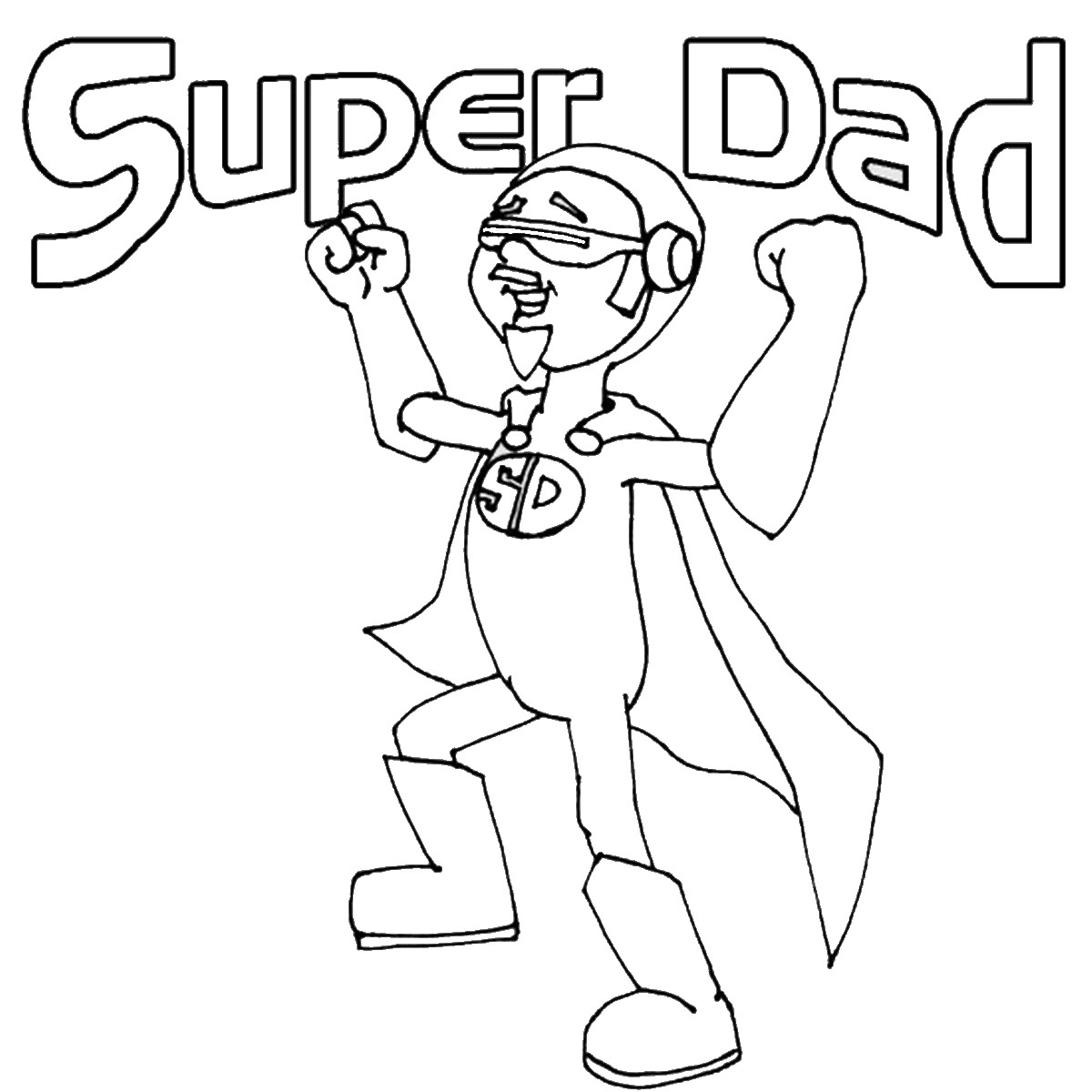 Father's Day Coloring Pages 1200x1200 Father's Day Coloring Pages