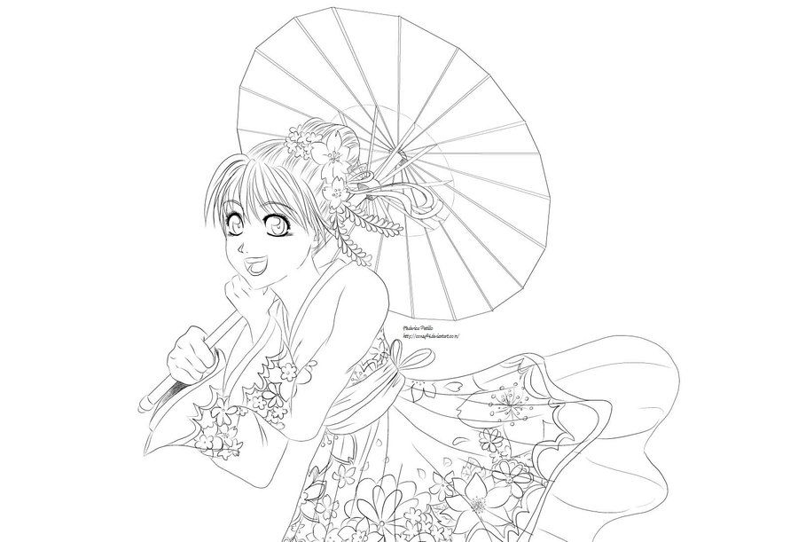 900x611 The Lineart Of My Work Colored