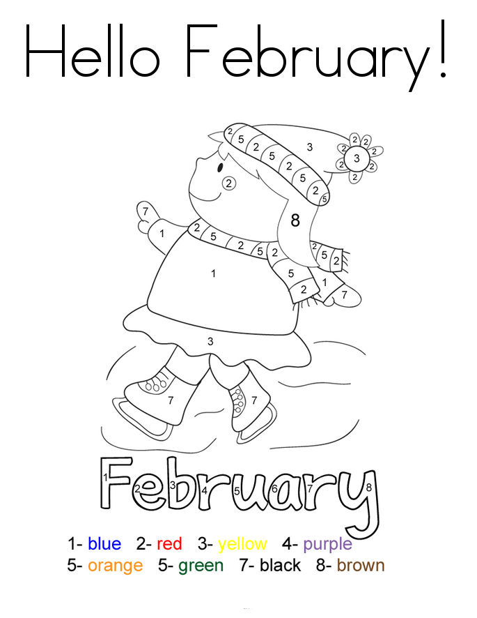 685x886 February Coloring Pages 20 Free Printable February Coloring Pages