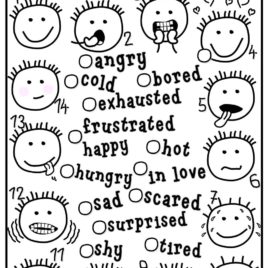 Feelings Coloring Page Give The Best Coloring Pages 268x268 Feelings Coloring Page Give The Best Coloring Pages