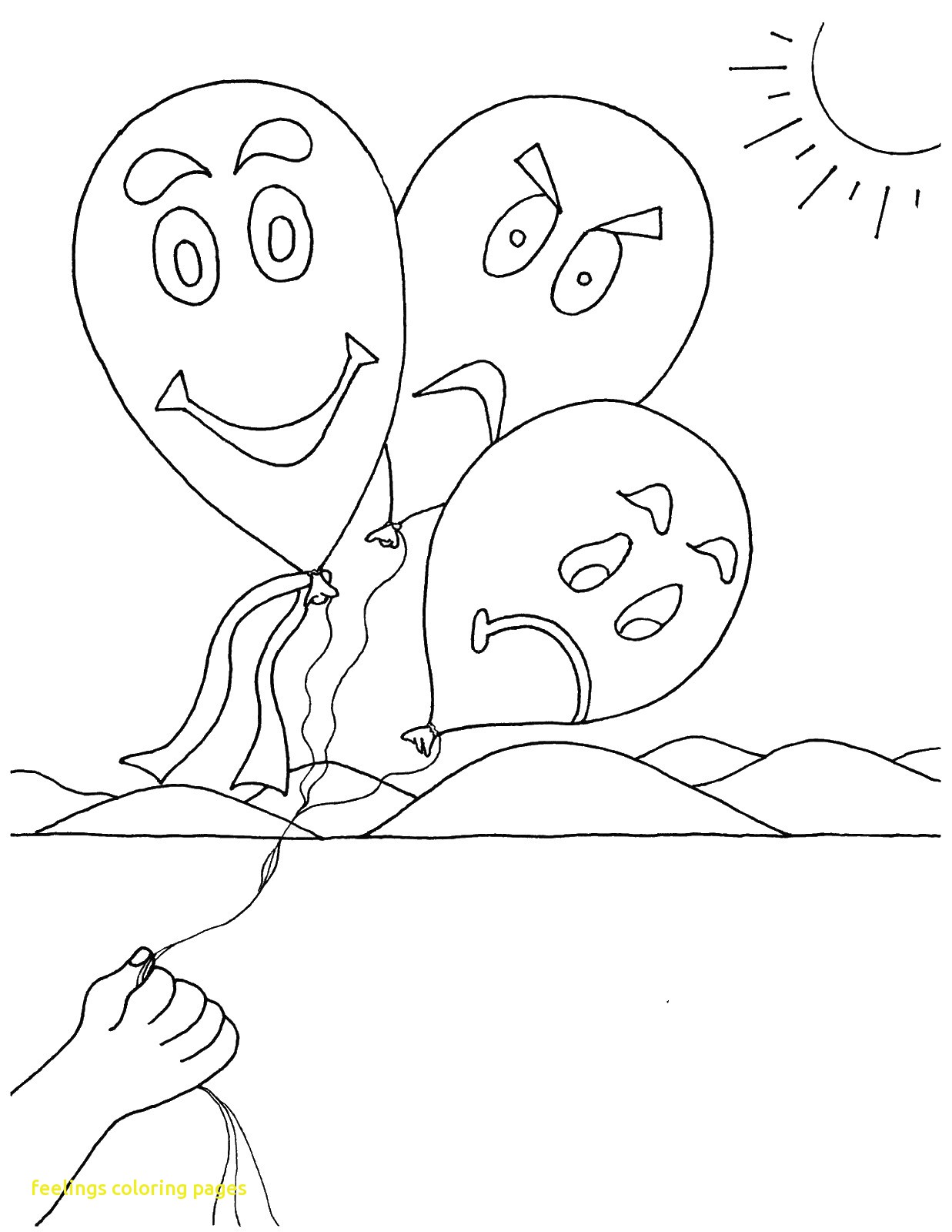 Feelings Coloring Pages 1237x1600 Feelings Coloring Pages