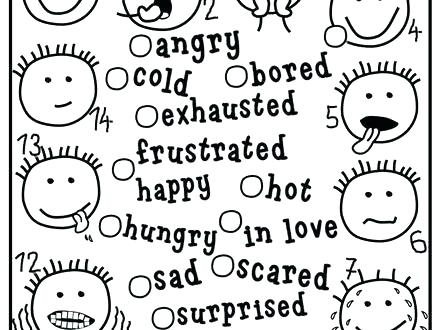 440x330 Emotions Coloring Pages Elegant Emotions Coloring Pages Best