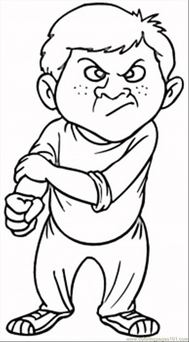 650x1172 Bully Coloring Page