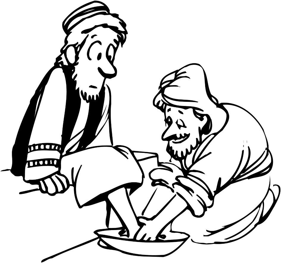 Jesus Washing Feet Coloring Page Bible Study 944x886 Jesus Washing Feet Coloring Page Bible Study