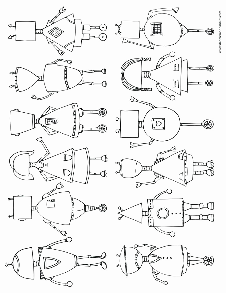 736x952 Robot Coloring Pages Free Inspirational Robot Coloring Page Felix