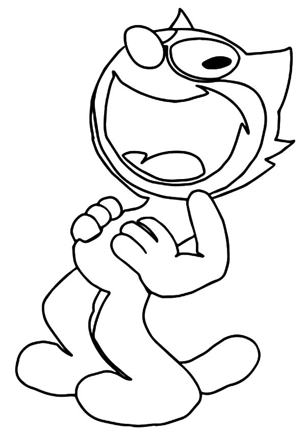 600x849 Felix The Cat, Felix The Cat Laughing Coloring Pages For Use