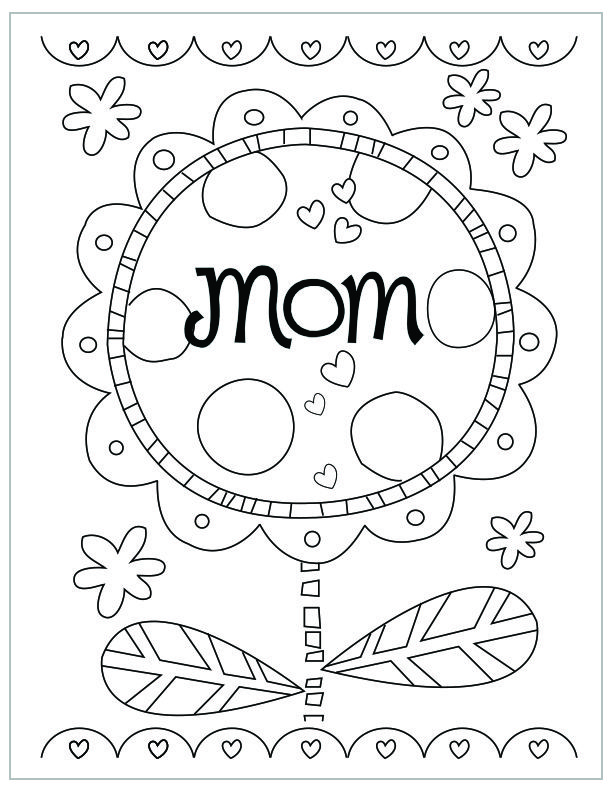 Free Printable Mother's Day Coloring Pages Free Printable And Crafts 612x792 Free Printable Mother's Day Coloring Pages Free Printable And Crafts