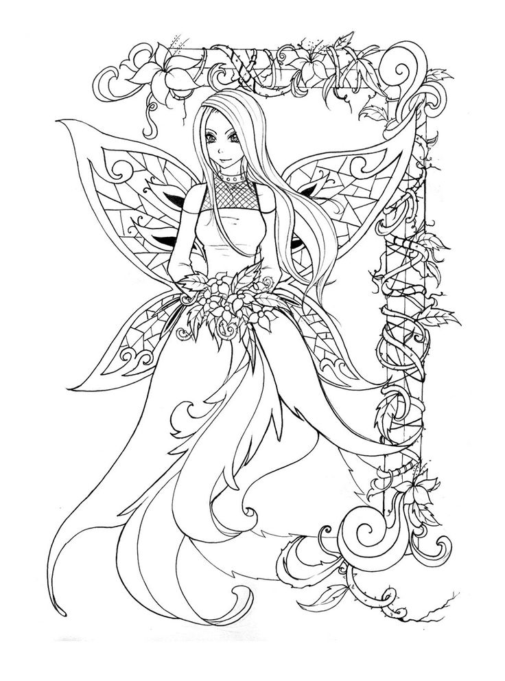 736x992 260 Best Fantasy Adult Coloring Pages Images