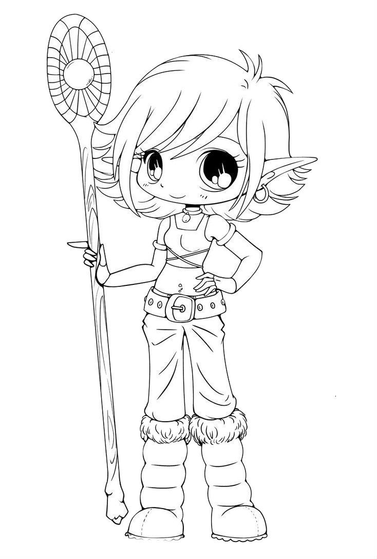 734x1087 Awesome Cartoon Elf Coloring Pages Design Printable Coloring Sheet