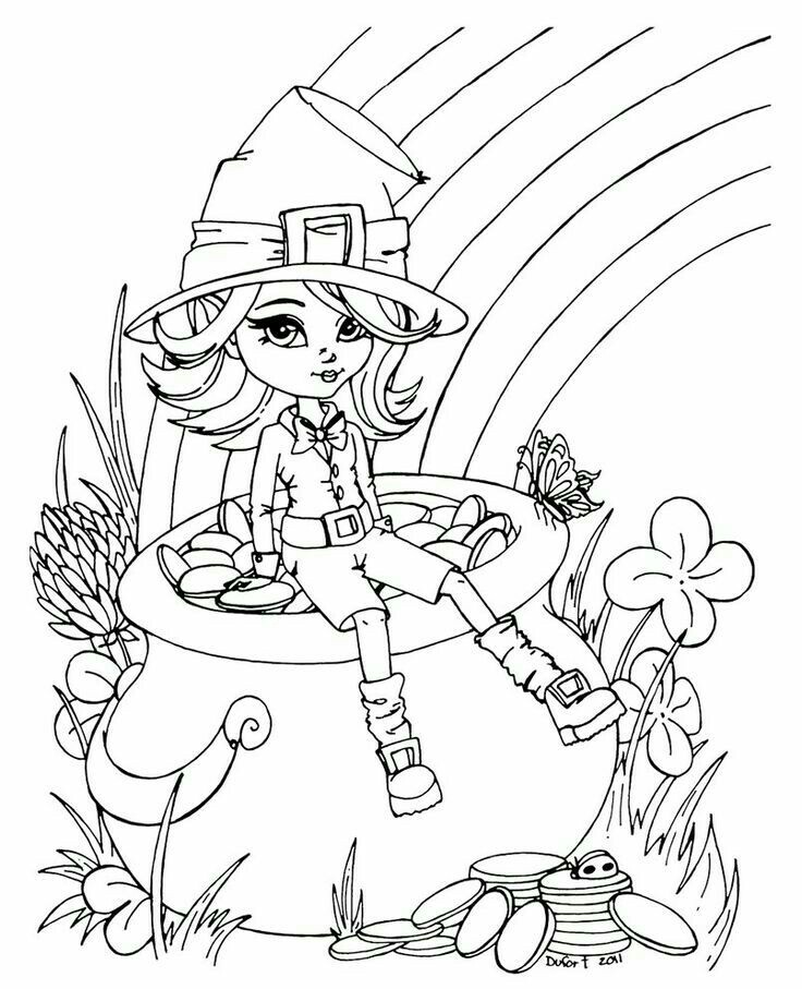 Leprechaun Girl Coloring Page Arts Amp Crafts And Diy 736x907 Leprechaun Girl Coloring Page Arts Amp Crafts And Diy