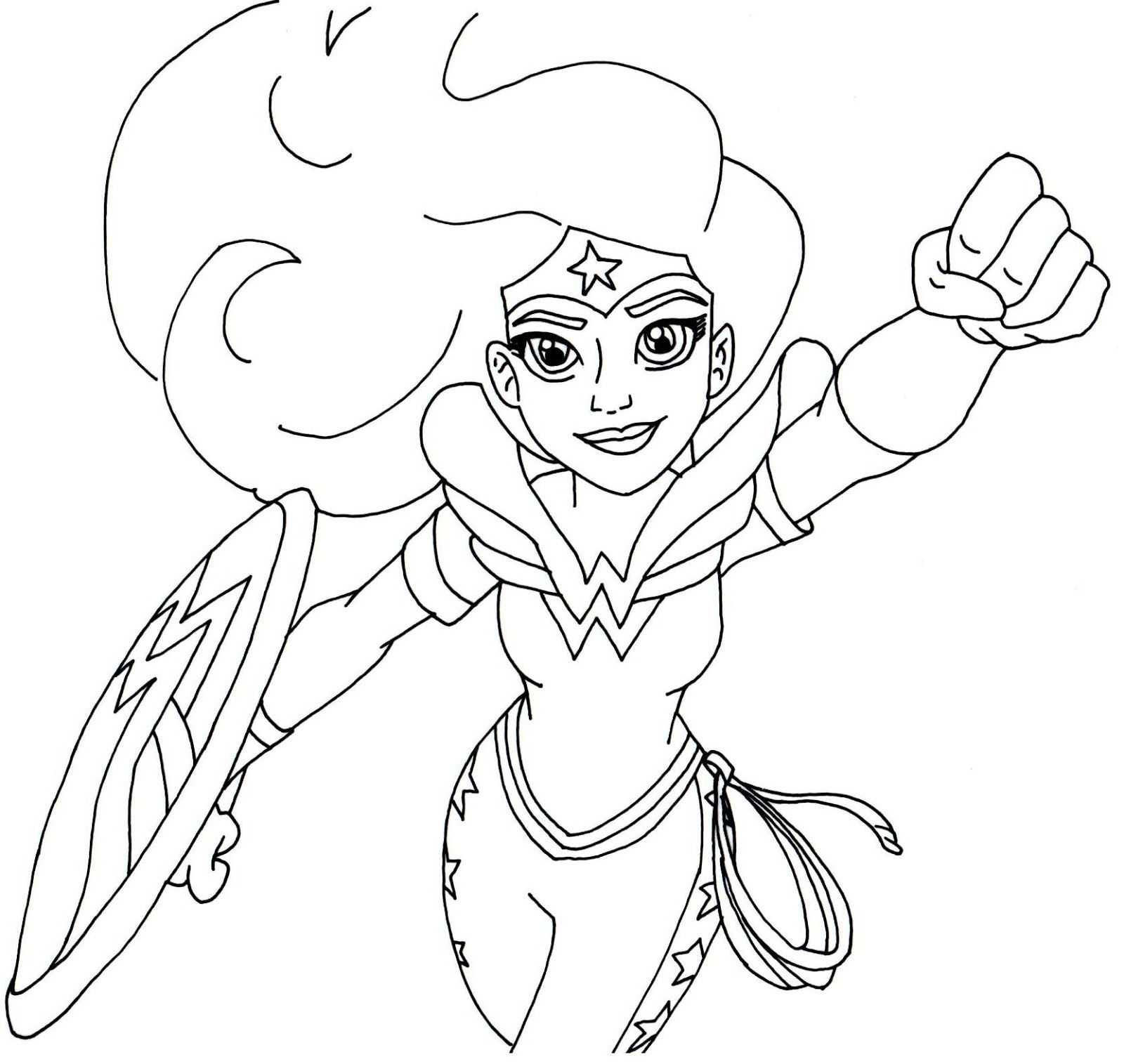 Free Printable Superhero Coloring Pages Kids