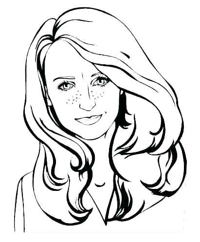 411x497 Female Coloring Pages Female Lion Coloring Page Female Superhero
