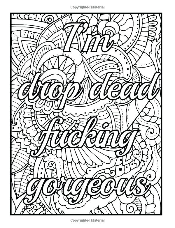 600x783 Cuss Word Coloring Pages Coloring Pages With Words Swear Word