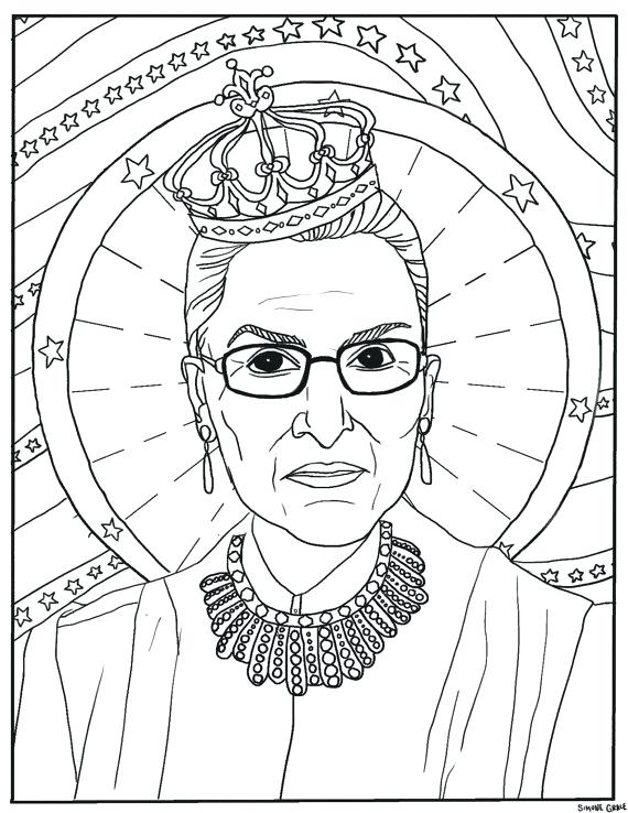 570x738 Drawing At Free For Personal Eleanor Roosevelt Coloring Page
