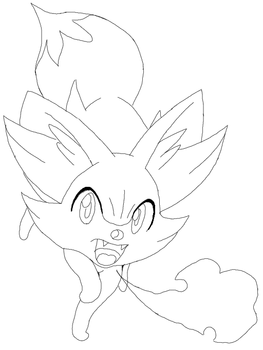 512x680 Pretty Design Ideas Pokemon Coloring Pages Fennekin
