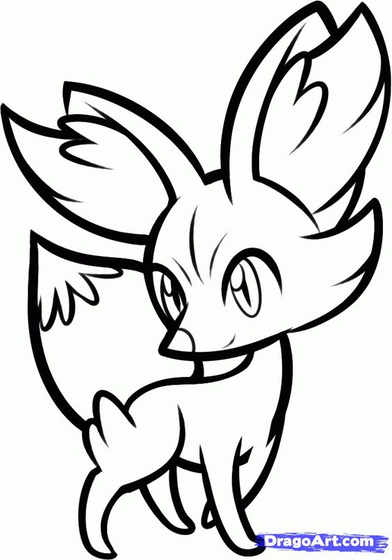 564x805 Attractive Inspiration Ideas Pokemon Coloring Pages Fennekin