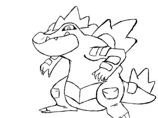 320x240 Color In Pictures Color In Feraligatr Newdeadmaninc