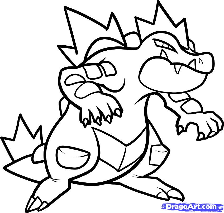 849x808 Pokemon Coloring Pages Feraligatr Bgcentrum