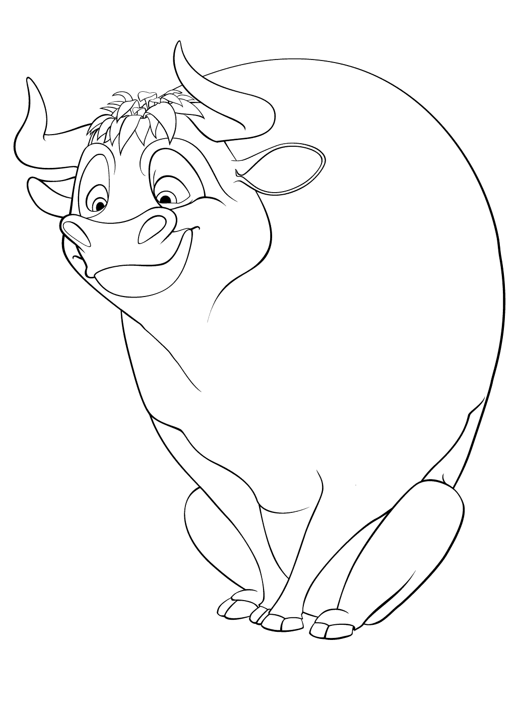 Ferdinand Colouring Pages 1024x1400 Ferdinand Colouring Pages