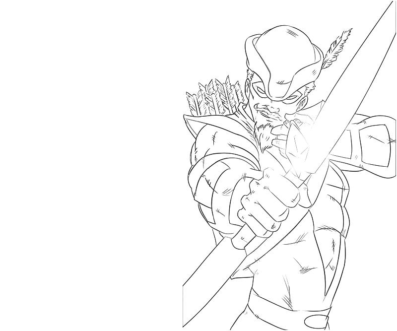 Green Arrow Coloring Pages 800x667 Green Arrow Coloring Pages