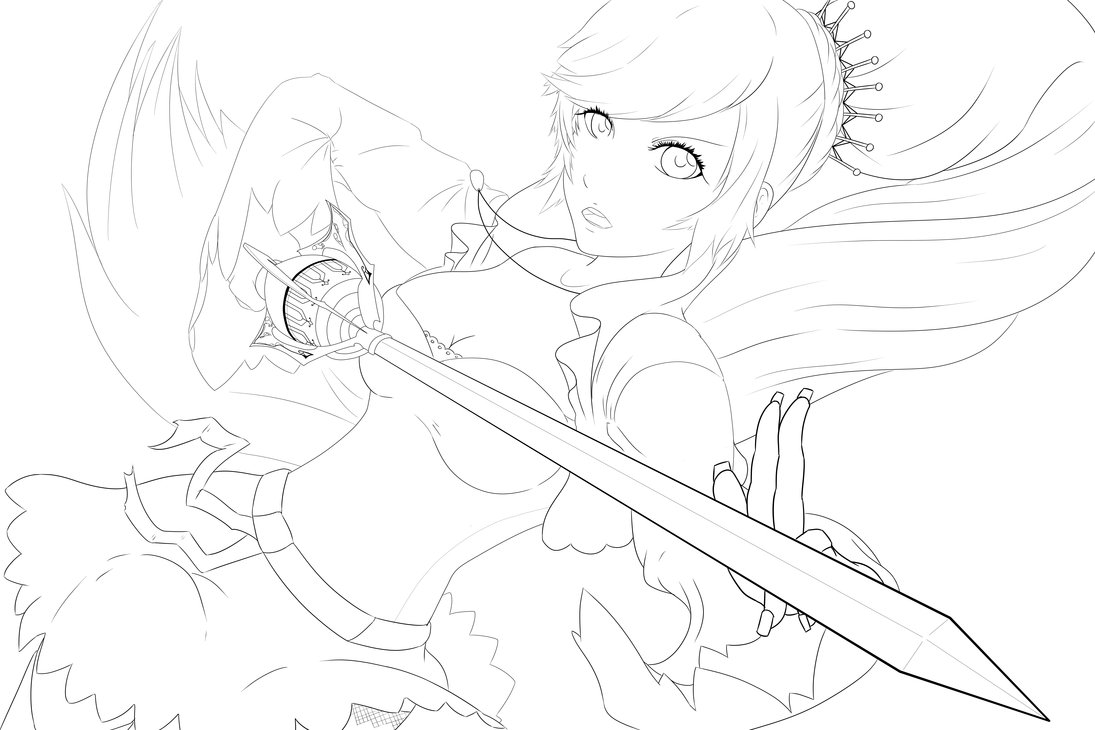 Rwby Coloring Pages 1095x730 Rwby Coloring Pages