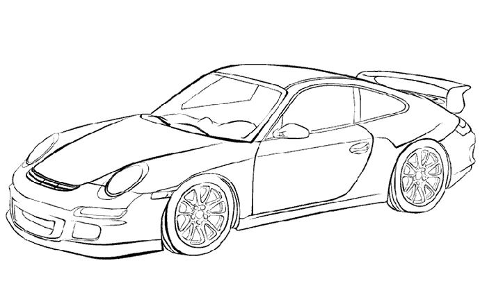 Ferrari Coloring Pages