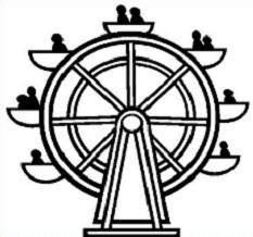 233x218 Drawn Ferris Wheel Cartoon Many Interesting Cliparts