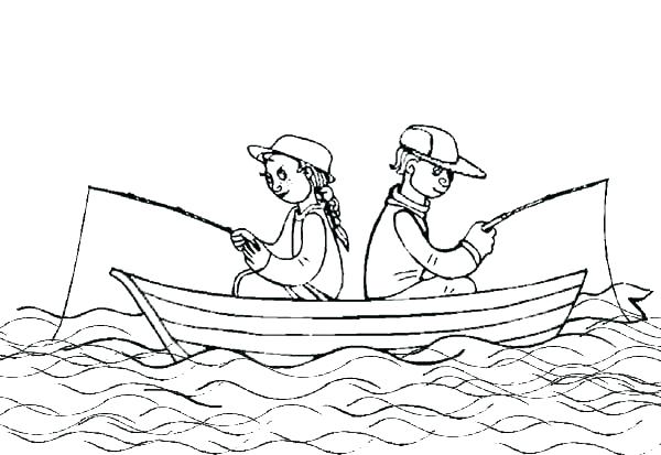600x413 Coloring Pictures Of Boats Coloring Pages Boats Rugged Boat