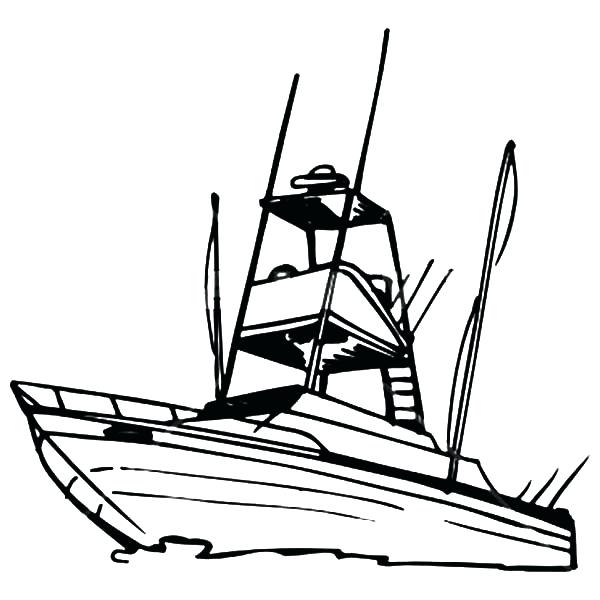 600x600 Fishing Boat Coloring Pages Best Inshore Fishing Boats Boat