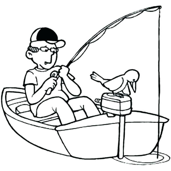 600x600 Boat Coloring Page Boat Coloring Page Fishing Boats Boat On Little