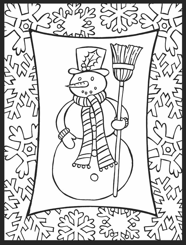 Holiday Coloring Pages For Adults 632x830 Holiday Coloring Pages For Adults