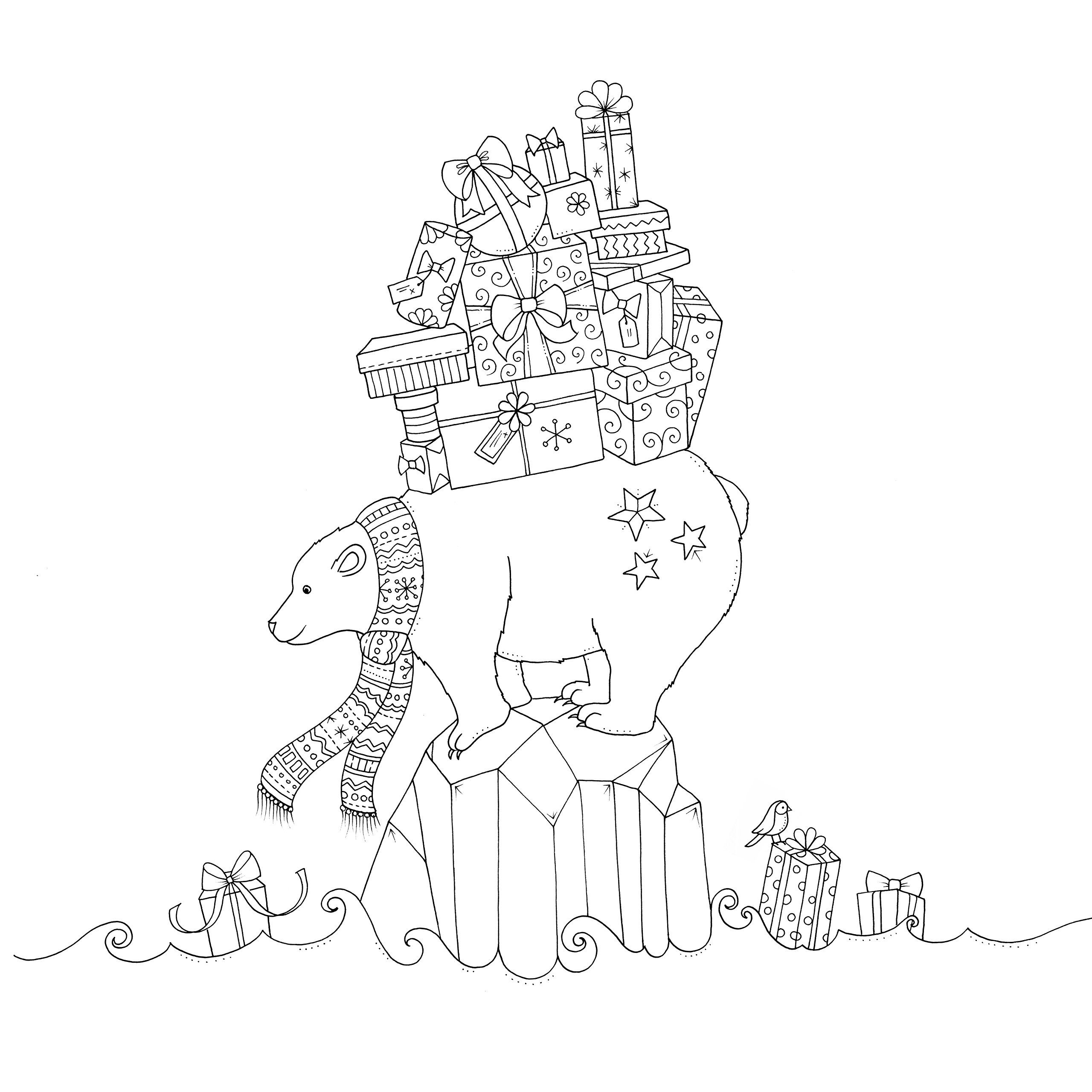 Johanna's Christmas A Festive Colouring Book Colouring Books 2560x2560 Johanna's Christmas A Festive Colouring Book Colouring Books