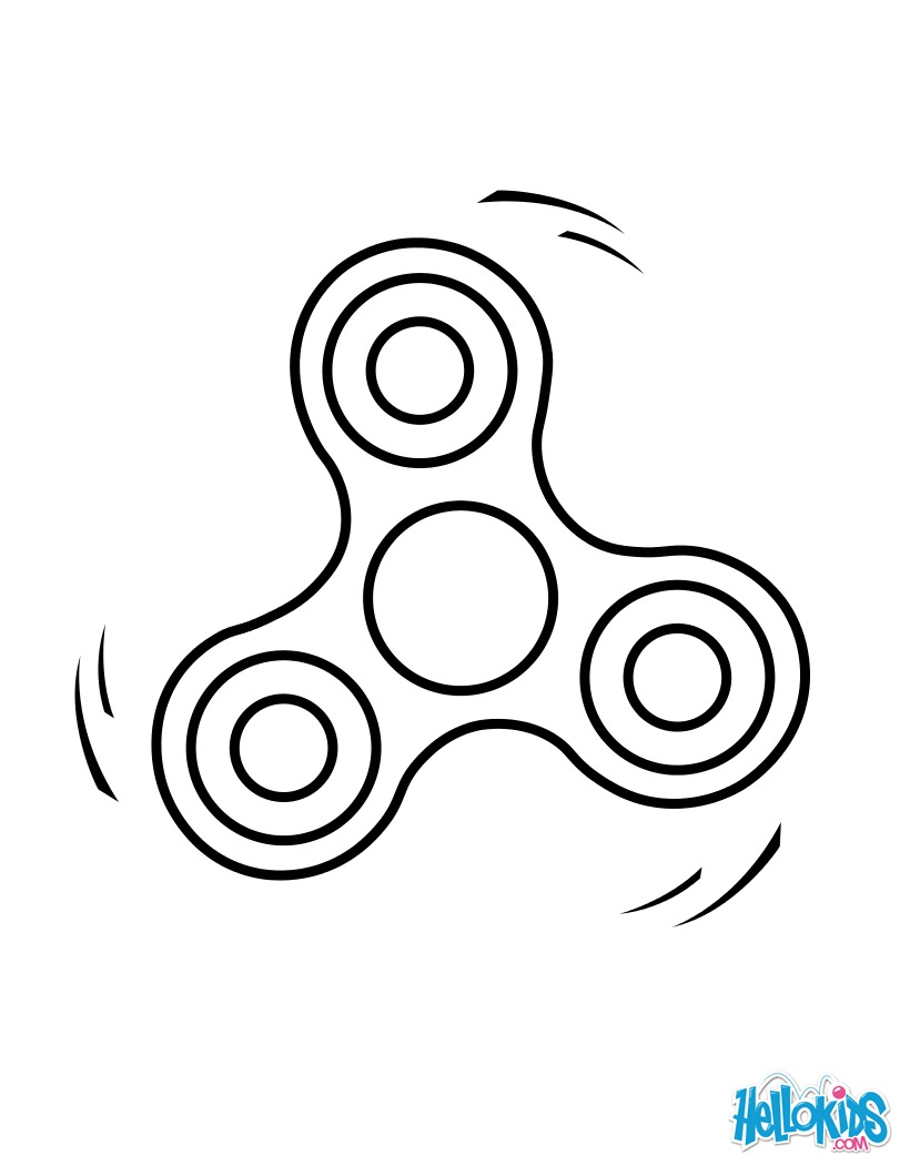 820x1060 Fidget Spinner 2 Coloring Pages