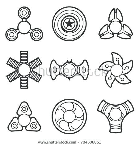 Fidget Spinners Coloring Pages - Fidget Spinners Coloring Pages 13
