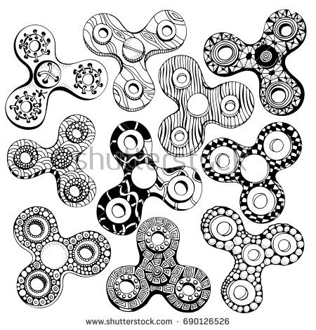 Fidget Spinners Coloring Pages - Fidget Spinners Coloring Pages 14