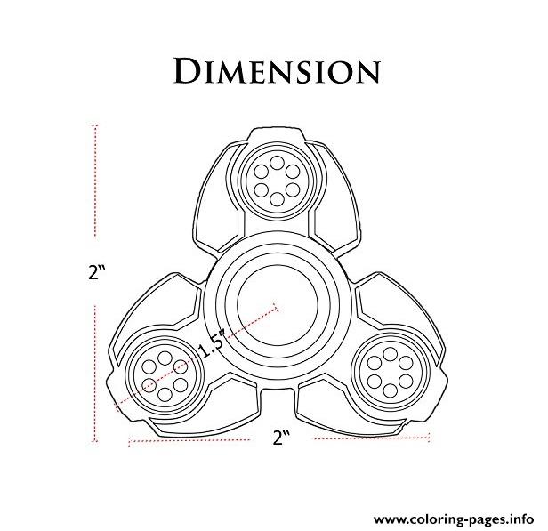 Fidget Spinner Dimension Size Coloring Pages Printable 616x597 Fidget Spinner Dimension Size Coloring Pages Printable